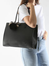 Handtas Format A4 Gallantry Zwart format a4 R1555-vue-porte